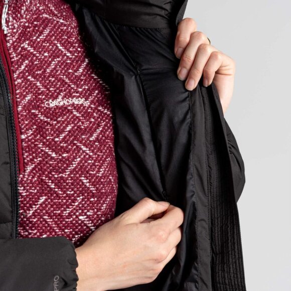 NEW! Craghoppers Women's Narlia Insulated Hooded Jacket - Size US 10 / Large - Picture 10 of 10